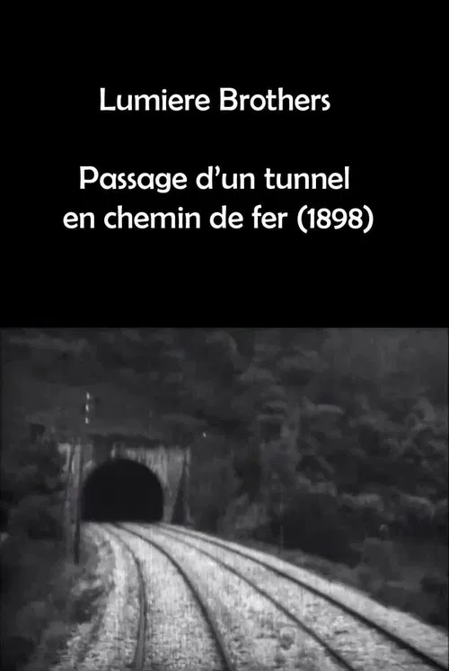 Passage d'un tunnel en chemin de fer poster