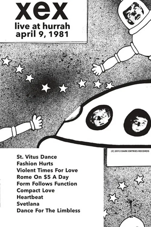 XEX: Live at Hurrah poster