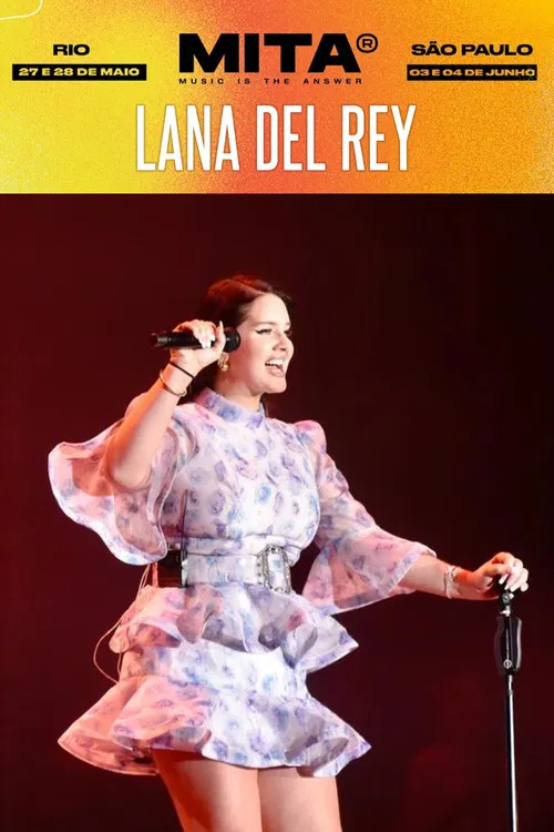 Lana Del Rey - MITA FESTIVAL poster