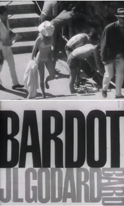 Bardot et Godard poster