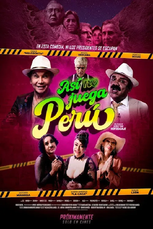 Así no juega Perú poster