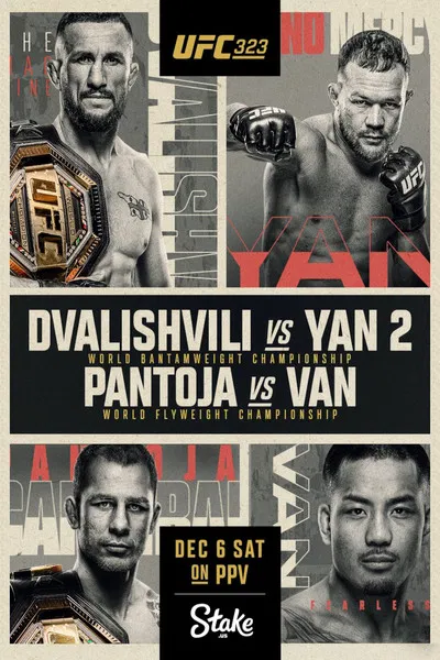 UFC 323: Dvalishvili vs. Yan 2 poster