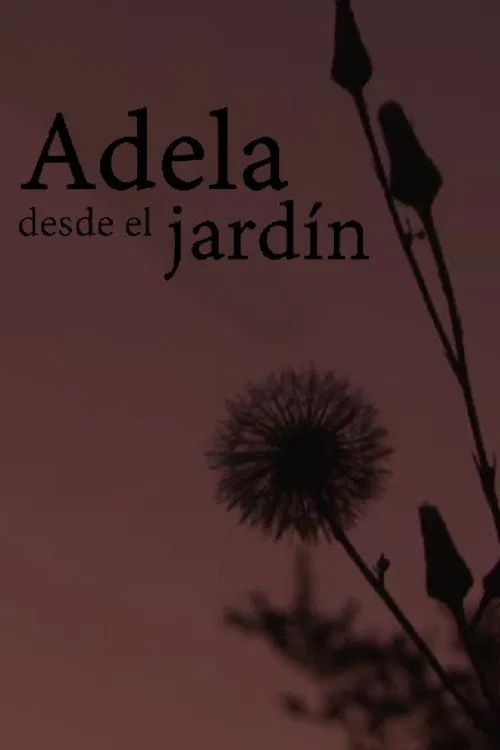 Adela desde el jardín poster