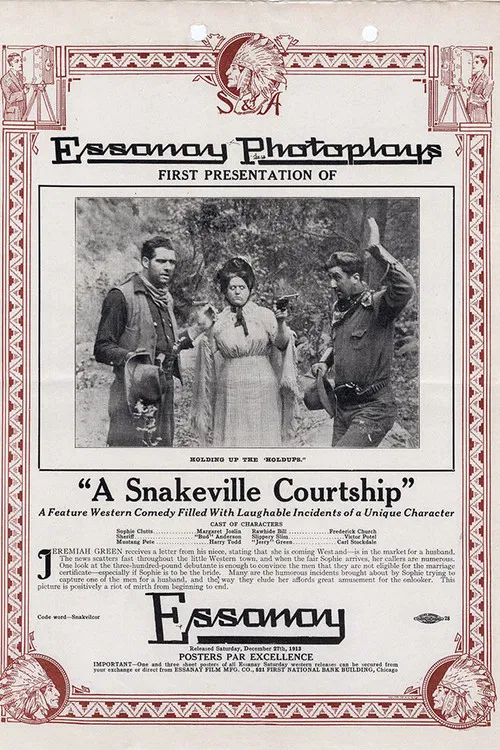 A Snakeville Courtship poster