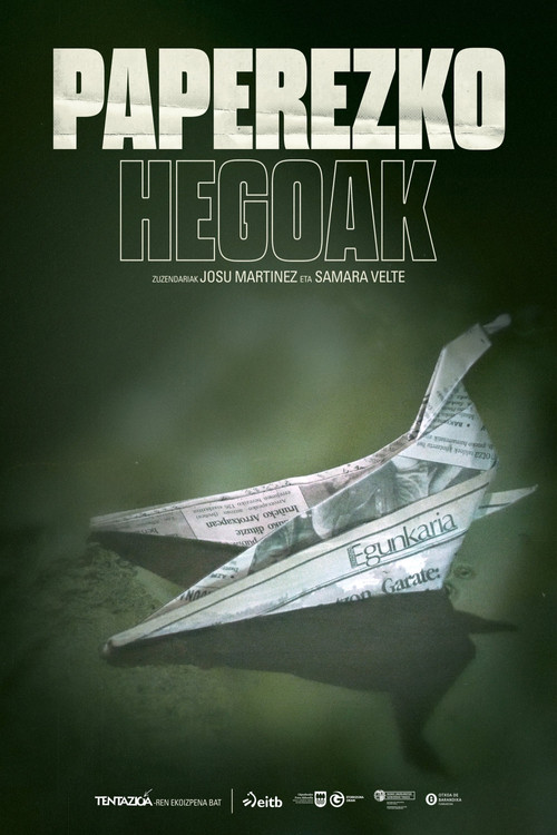 Paperezko hegoak poster