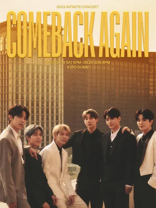 INFINITE CONCERT 'COMEBACK AGAIN' poster