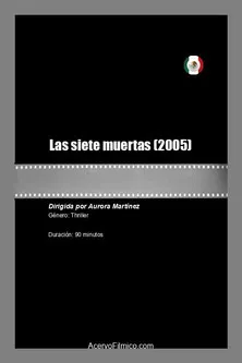 Las siete muertas poster