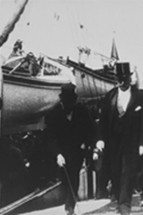 Débarquement de M. le président poster