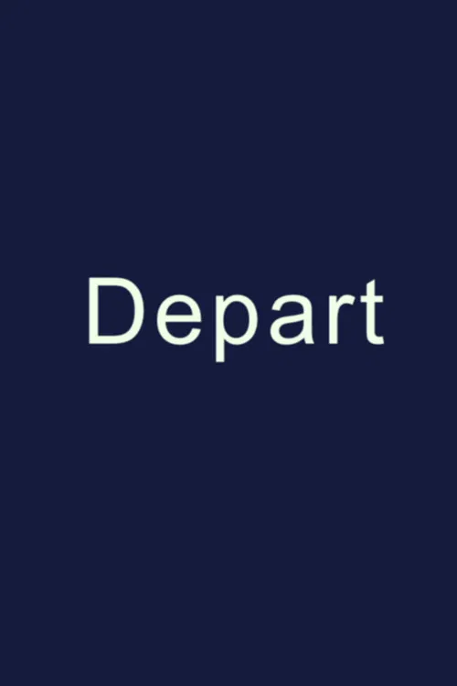 Depart poster