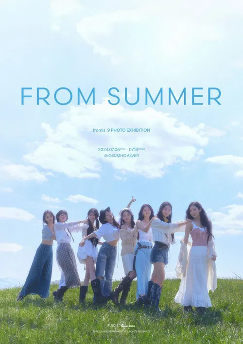 fromis_9's Summer Night poster