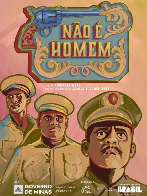 Não é homem poster