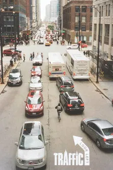 Traffic - Look Left poster