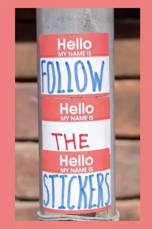 Follow the Stickers poster