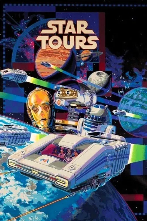 George Lucas' Star Tours poster