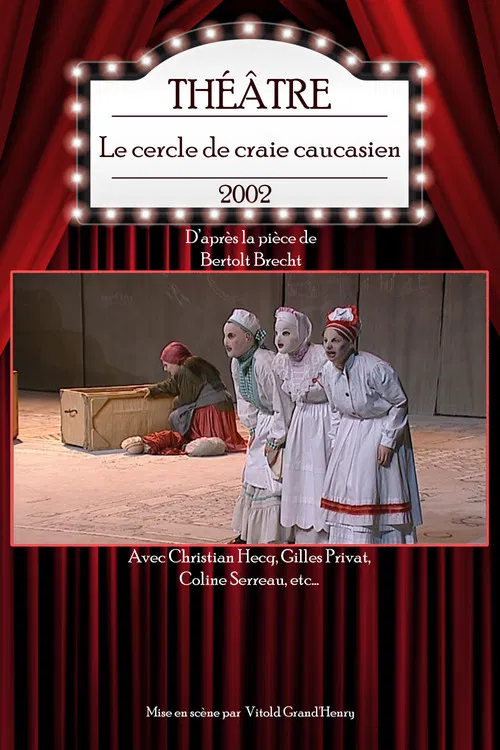 Le cercle de craie caucasien poster