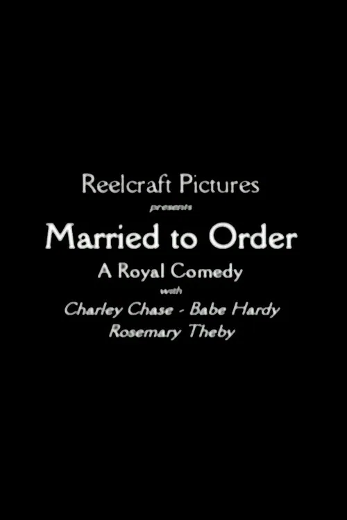 Married to Order poster