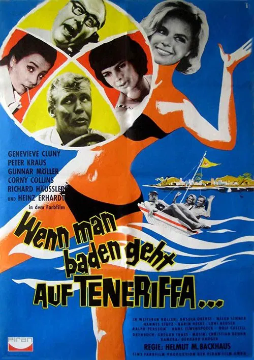 Wenn man baden geht auf Teneriffa poster