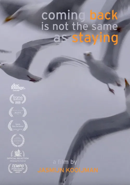 Coming back is not the same as staying poster