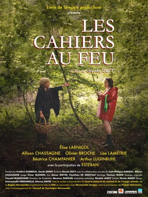 Les cahiers au feu poster