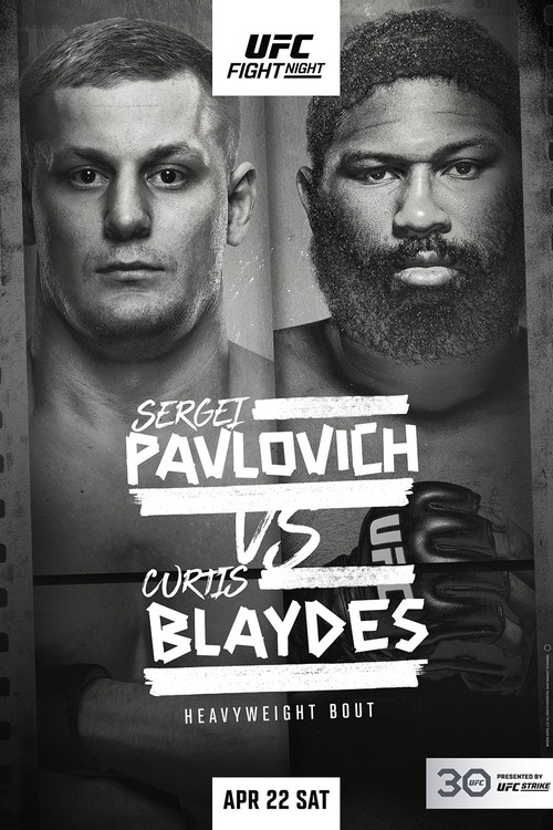 UFC Fight Night 222: Pavlovich vs. Blaydes poster