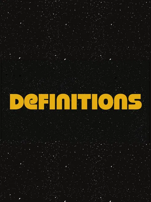 Definitions poster