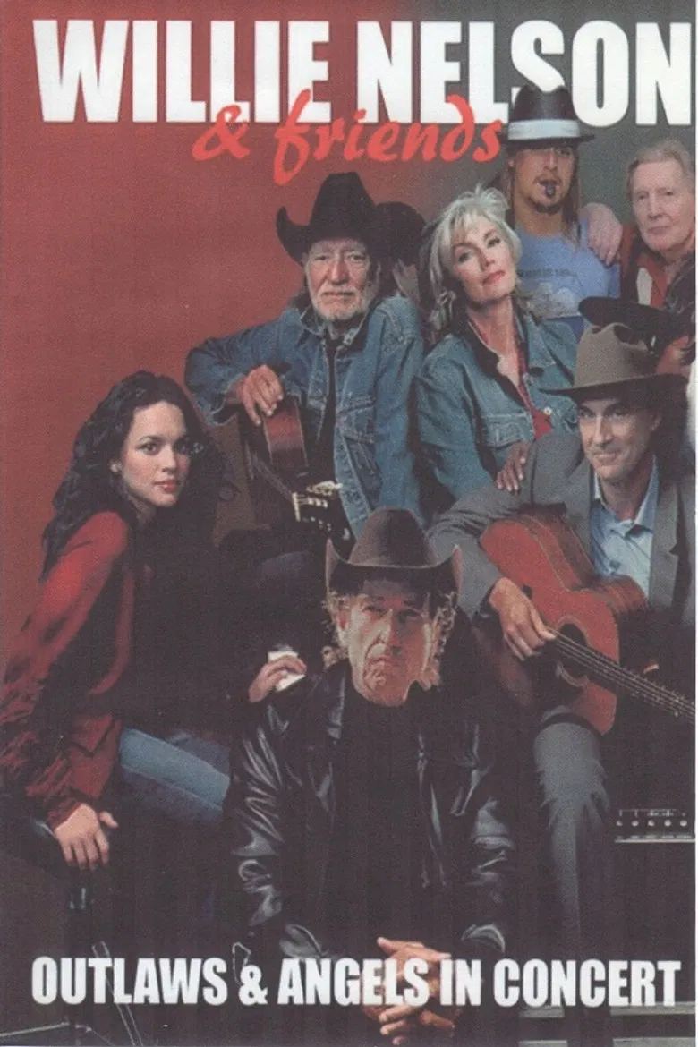 Willie Nelson & Friends: Outlaws & Angels poster background