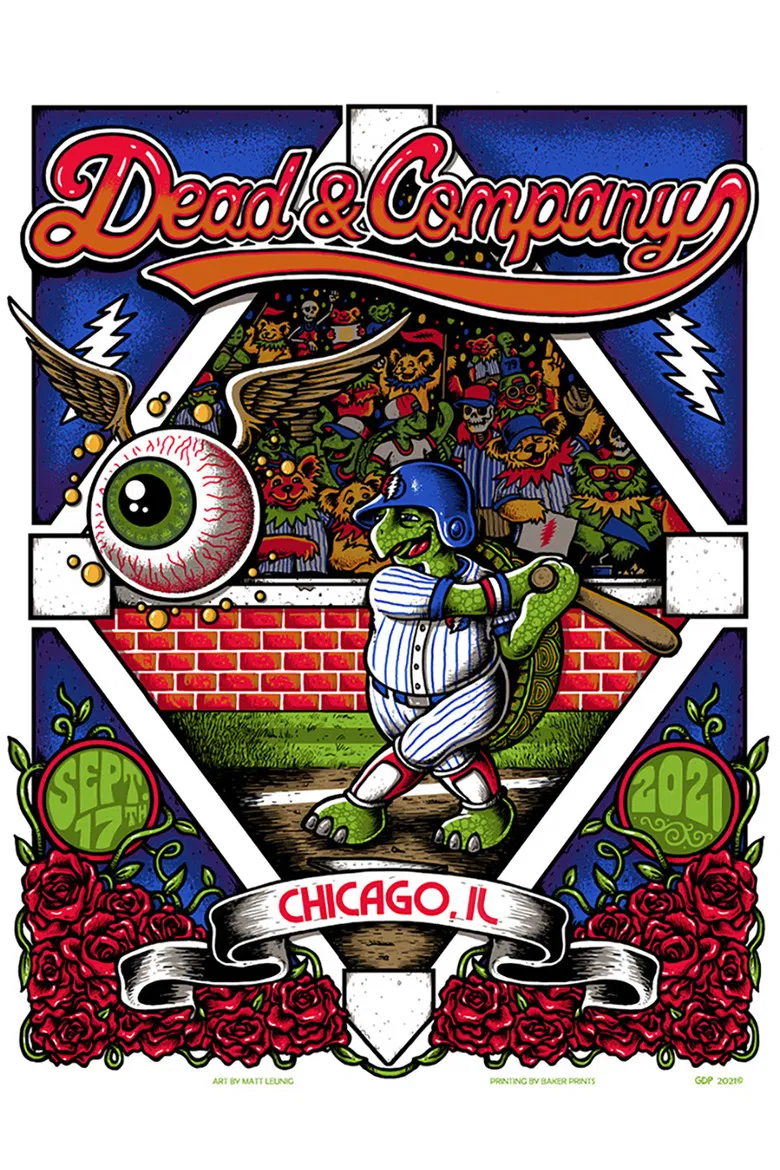 Dead & Company: 2021-09-17 Wrigley Field, Chicago, IL poster background