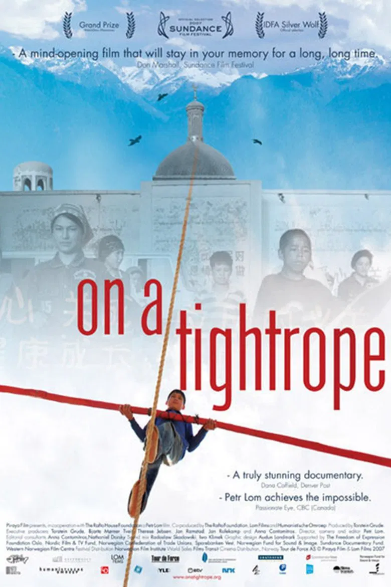 On a Tightrope poster background
