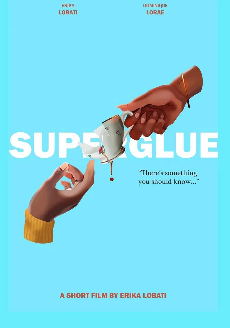 Superglue poster background