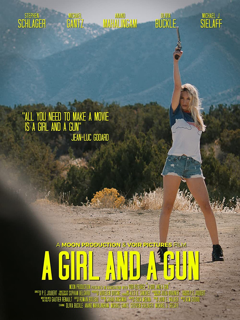 A Girl and a Gun poster background