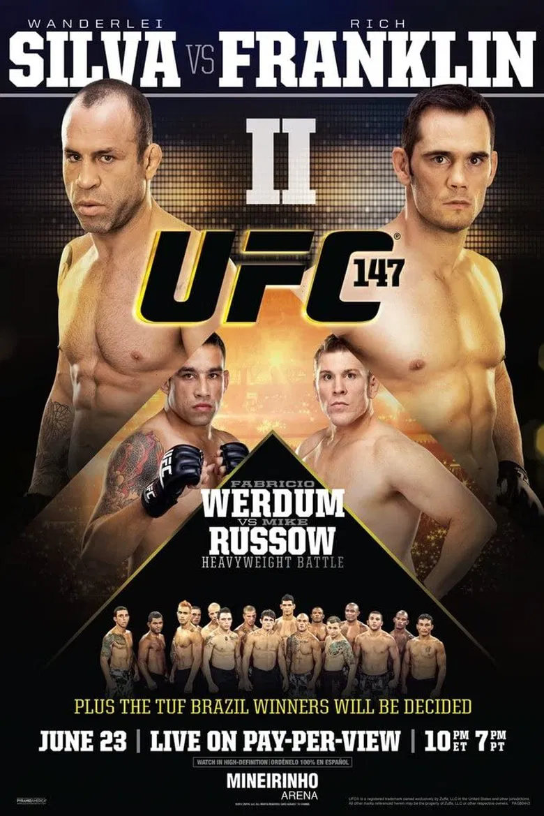 UFC 147: Silva vs. Franklin II poster background
