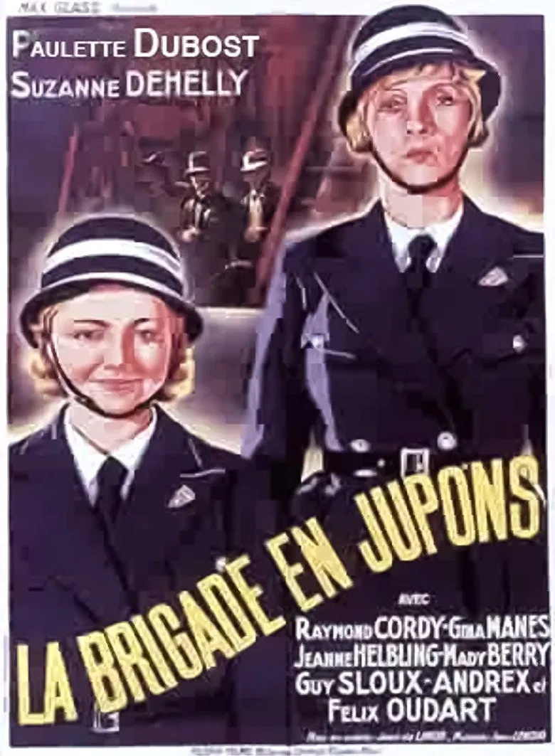 La brigade en jupons poster background
