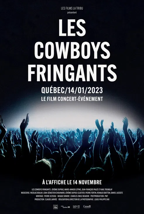 Les Cowboys Fringants - Québec 2023 poster background