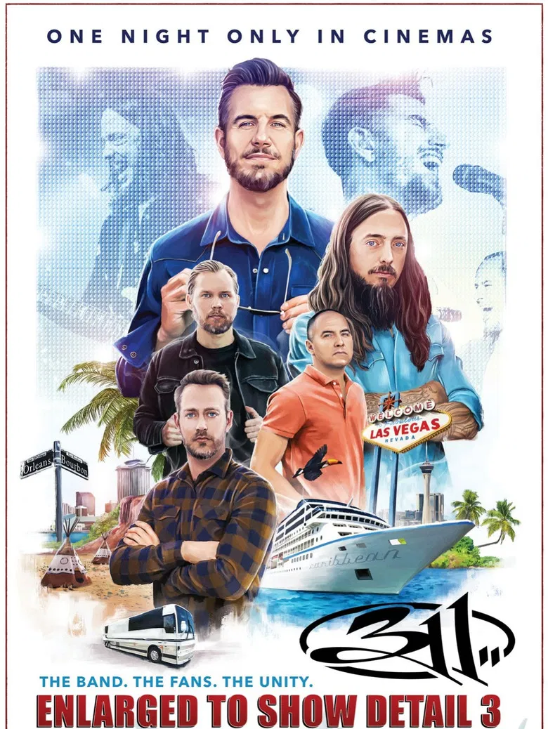 311 Enlarged to Show Detail 3 poster background