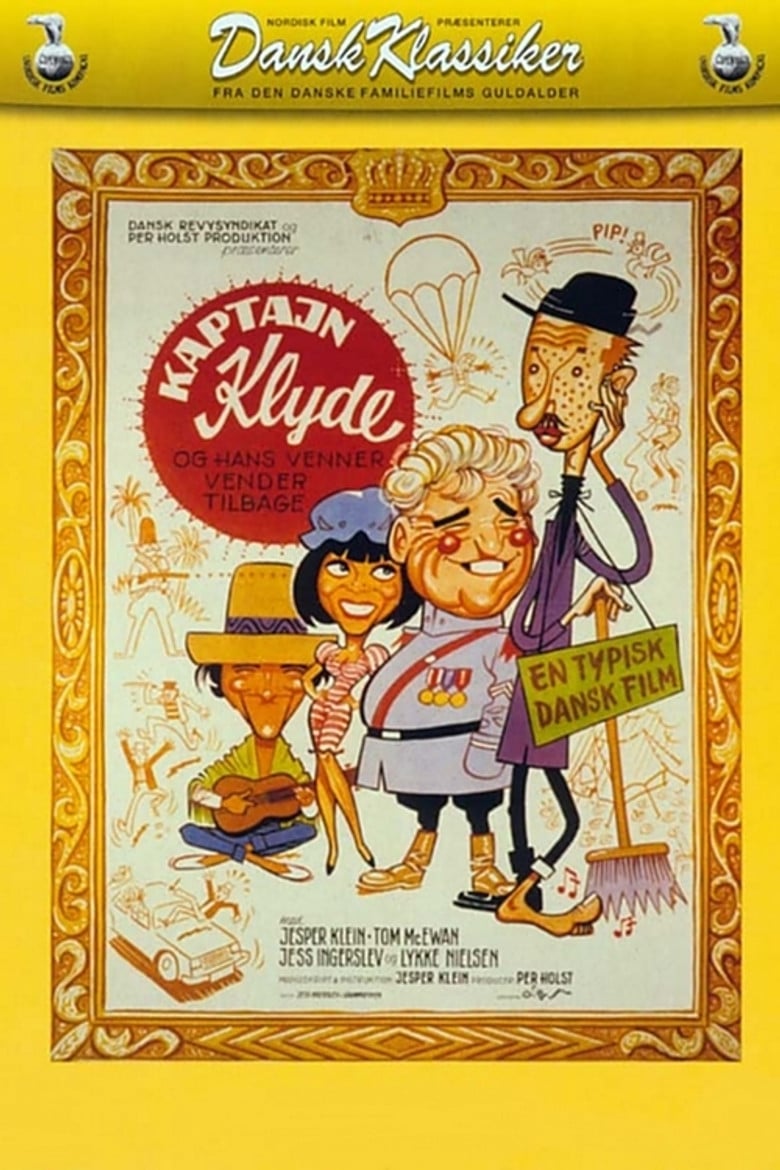 Kaptajn Klyde og hans venner vender tilbage poster background