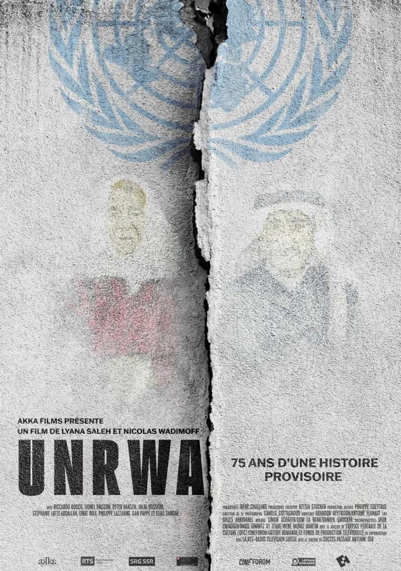 UNRWA, 75 Years of a Provisory History poster background