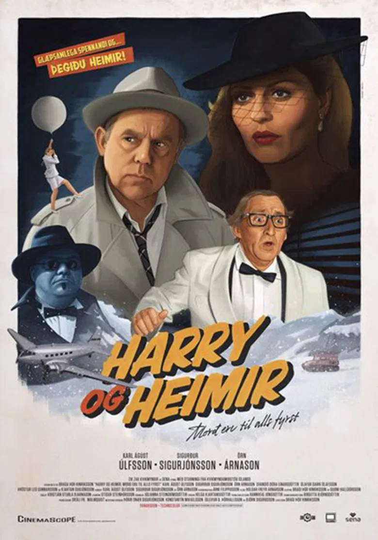 Harry & Heimir: Murders Come First poster background