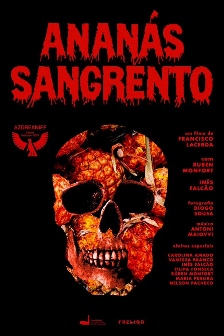 Ananás Sangrento poster background