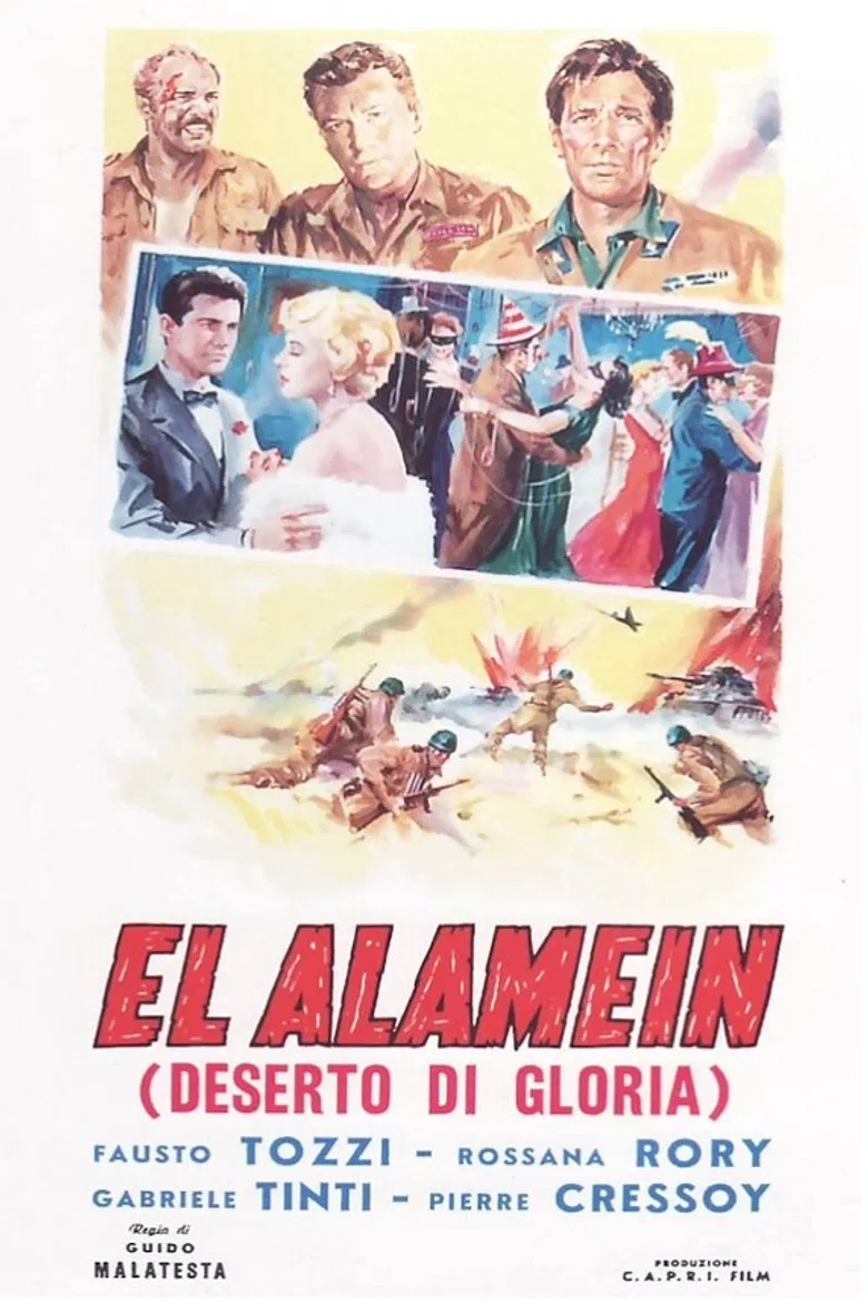 The Tanks of El Alamein poster background
