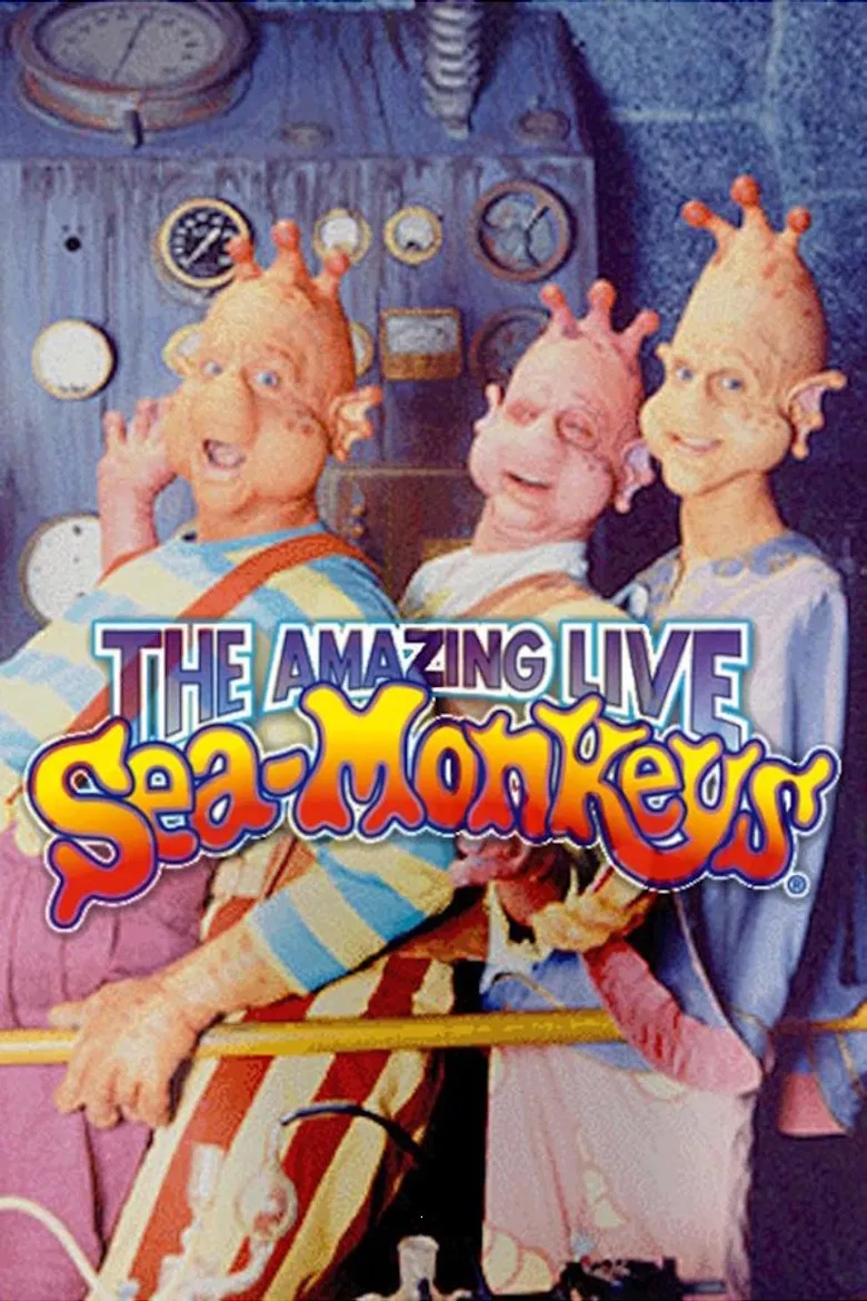 The Amazing Live Sea Monkeys poster background