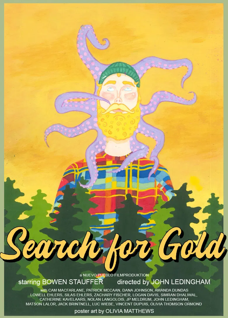 Search for Gold poster background