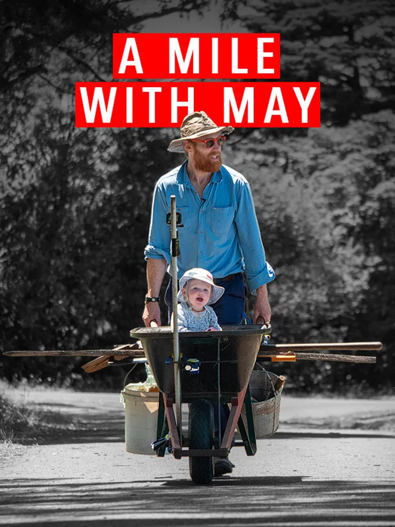 A Mile with May: Adventuring with my daughter poster background