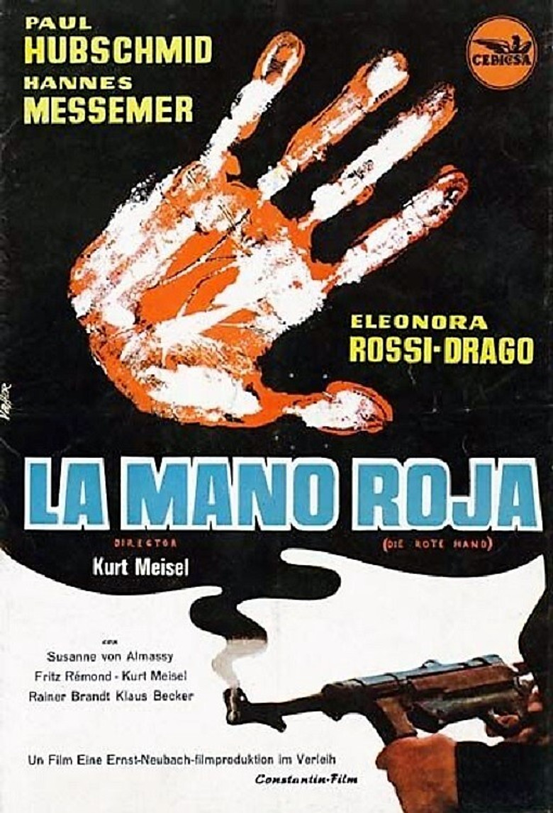 Die rote Hand poster background