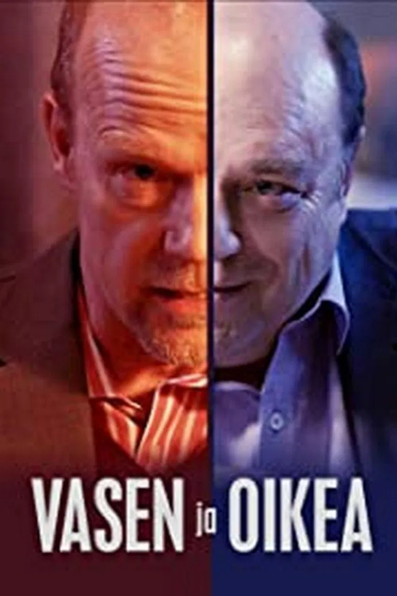 Vasen ja oikea poster background