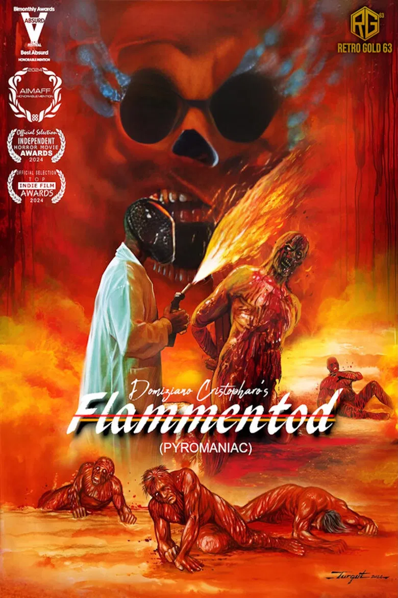 Flammentod poster background