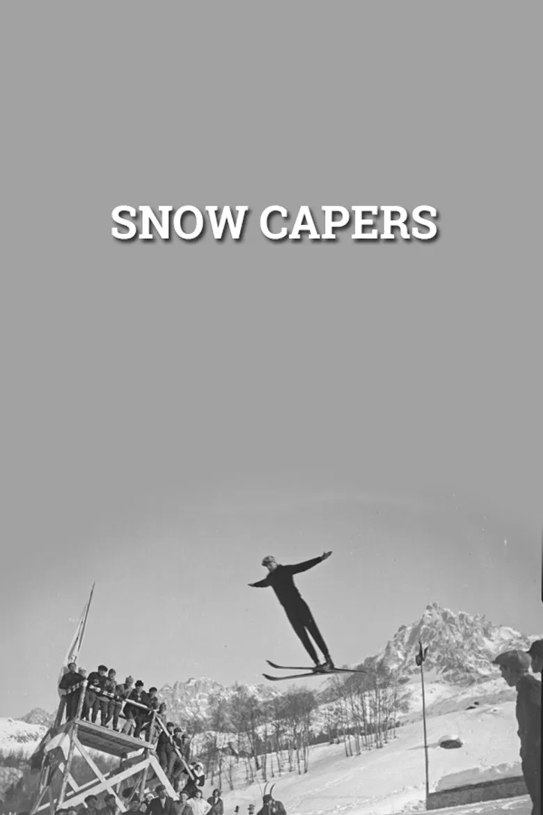 Snow Capers poster background