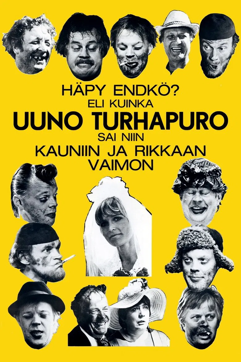 Häpy endkö? Eli kuinka Uuno Turhapuro sai niin kauniin ja rikkaan vaimon poster background