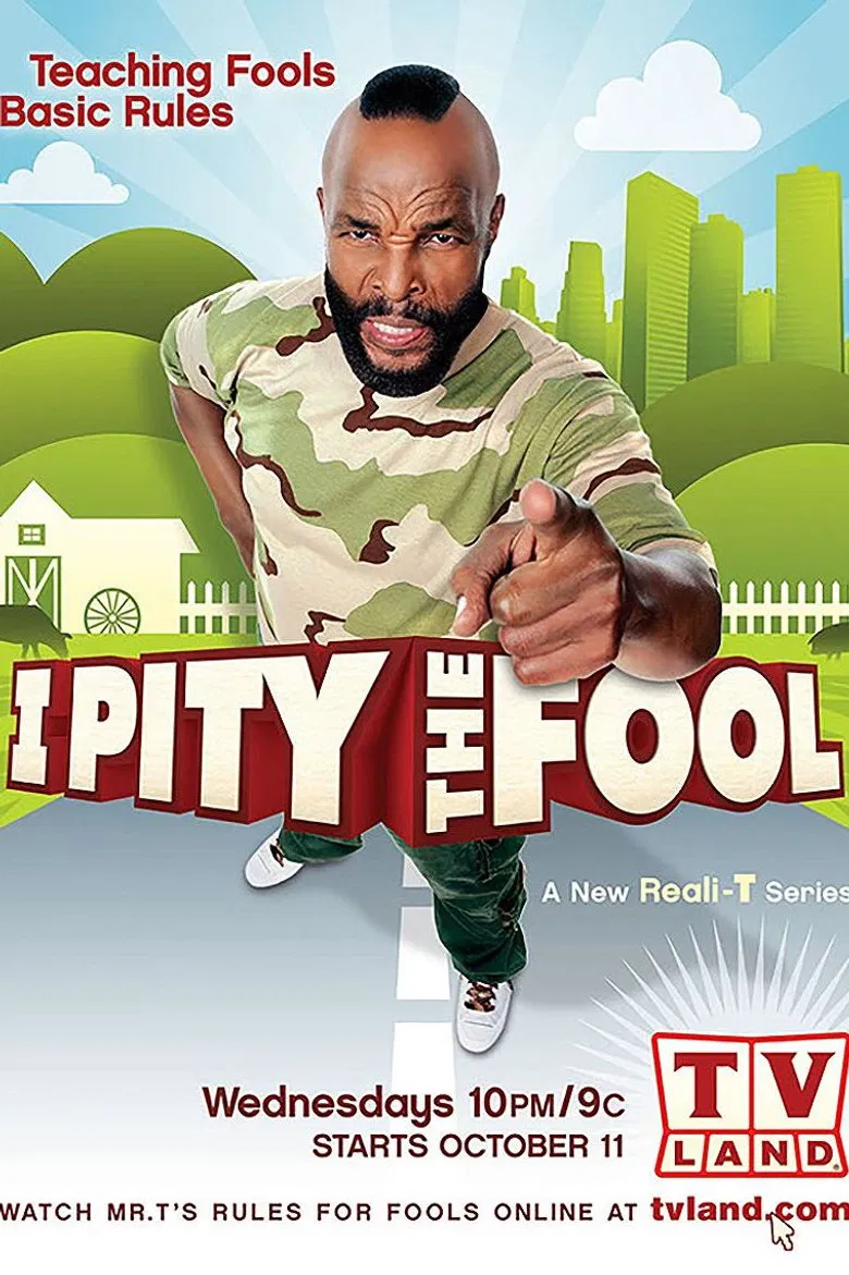 I Pity the Fool poster background