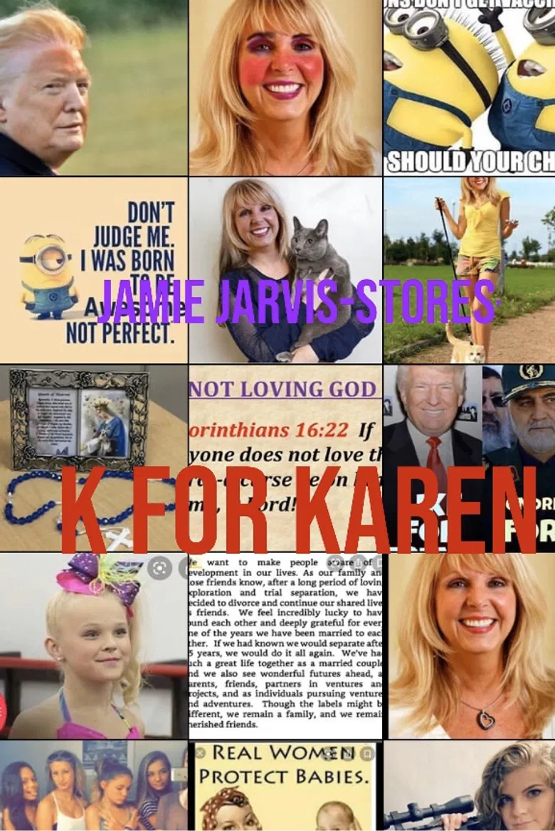 K for Karen poster background