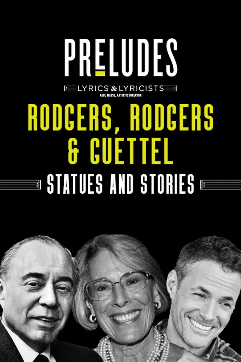 Rodgers, Rodgers & Guettel: Statues and Stories poster background